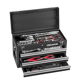 【中古】トネ(TONE) 物の具仕掛ける TSA450BK 差込角12.7粍(1/2\") 黒いこと 認知的内容58点"