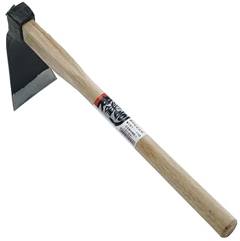【中古】白柄 手打バチ鍬 06010