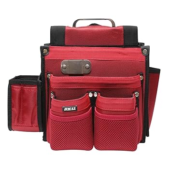 【中古】SK11(エスケー11) 匠 仮枠大工 釘袋 墨つぼポケット レッド SC-11