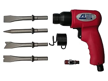 【中古】アネスト岩田 AIRREX エアーハンマ 六角差込 ビット4本 TLX9803