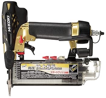【中古】HiKOKI(ハイコーキ) 高圧 大気圏 仕上釘打機 仕上釘55粍 NT55HM2