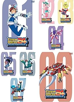 【中古】【39shop】タイムボカン24★[レンタル落ち] 全8巻セット [マーケットプレイスDVDセット商品](非常に良い)｜アトリエ絵利奈