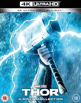 【中古】マイティ・ソー 4K UHD トリロジーBOX [4K UHD+Blu-ray ※4K UHDのみ日本語有り](輸入版)