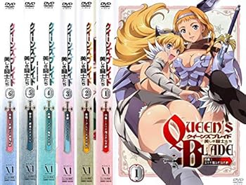 【中古】クイーンズブレイド 美しき闘士たち [レンタル落ち] 全6巻セット [マーケットプレイスDVDセット商品]