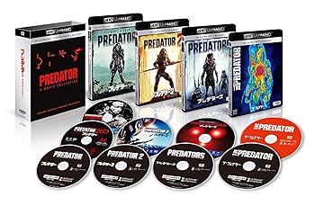 【中古】【39shop】プレデター★クアドリロジーBOX (9枚組)[4K ULTRA HD + 3D + 2Dブルーレイ] [Blu-ray]（良い）｜アトリエ絵利奈
