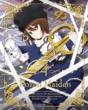【中古】ローゼンメイデン 4 [2013年7月番組](初回:メタルブックマーカー『水銀燈』) [DVD]