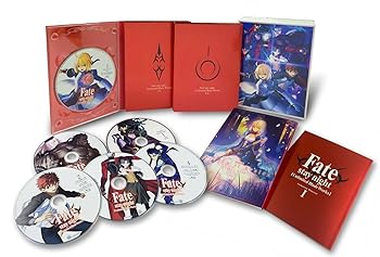 【中古】Fate/stay night [Unlimited Blade Works] Blu-ray Disc Box I(メーカー早期予約:武内崇描き下ろしイラストA3タペストリー付)(描き下ろしB1布ポ