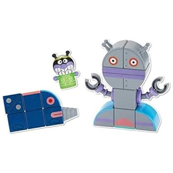 【中古】【39shop】BANDAI(バンダイ)★アンパンマン 磁石でパチッと! ひらめきキューブ バイキンメカセット(良い)|アトリエ絵利奈