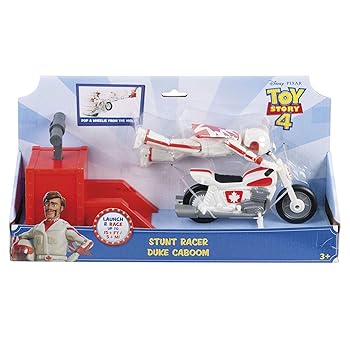 【中古】ディズニー ピクサー『トイ・ストーリー 4』 ランチ&レース アクションフィギュア スタントレーサー デューク・カブーン / Disney PIXAR 2019 TO