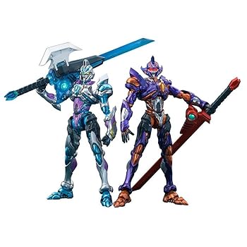 【中古】Actibuilder SSSS.GRIDMAN グリッドナイト＆グリッドマンInitial fighterセット 可動フィギュア画像