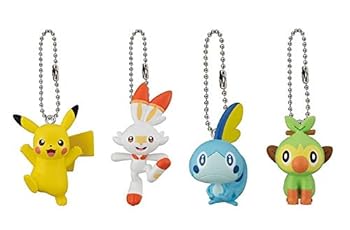 【中古】ポケットモンスター ポケモンスイング [アソート4種(ピカチュウ、ヒバニー、メッソン、サルノリ)] バンダイ ガシャポン