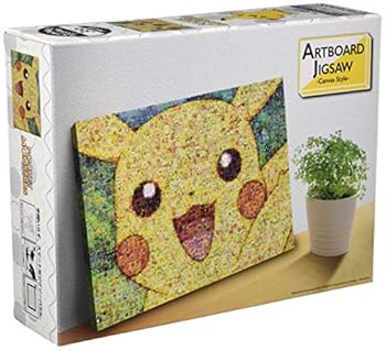 【中古】エンスカイENSKY 366ピース ジグソーパズル ポケモンモザイクアート-ピカチュウ-31×24cm ATB-01