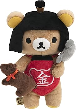 【中古】【39shop】Rilakkuma★リラックマ 日本昔話 あつめて ぬいぐるみ リラックマ 金太郎（良い）｜アトリエ絵利奈
