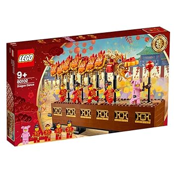 【中古】レゴLEGO アジアンお祭り 龍舞 80102