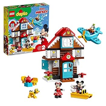 【中古】レゴLEGO デュプロ パディとミニーの記念日住みか 10889 立ちはだかる 手あそび うしろ帯