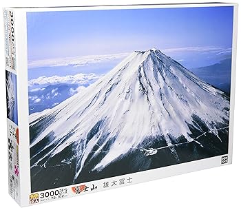 【中古】エポック社 3000スモールピース ジグソーパズル 日本風景 雄大富士 73×102cm 21-515 のり ヘラ 点数券 EPOCH