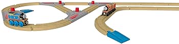 【中古】きかんしゃトーマス 木製線路つづき物 晴れ晴れしい取りひろげる線路仕掛ける FKF55