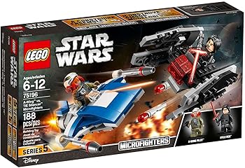 【中古】レゴLEGO スター・ウォーズ A-舞台の袖? vs.TIE 消音装置? マイクロ戦闘機 75196 ブロック-おもちゃ-セット