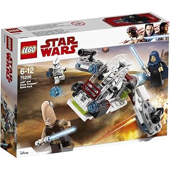 【中古】レゴLEGO スター・ウォーズ ジェダイとクローン・トルーパー バトルパック 75206画像