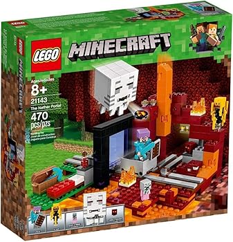 【中古】LEGO マイン手工芸品 ネザーポータル 21143 精神的な統合一揃いの道具 470平和条約