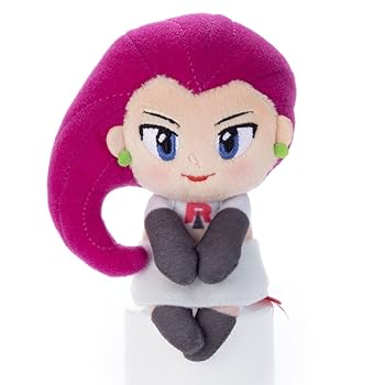 【中古】ポケモン ちょっこりさん ロケット団ムサシ ぬいぐるみ 高さ約13cm