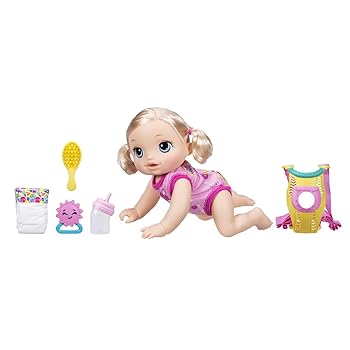 【中古】【39shop】ハズブロHASBRO★ハスブロ ベビーアライブ はいはいベビー 【子ども 知育玩具 おままごと】 Baby Alive Baby Go Bye-Bye Blonde C2688 正規品(非常に良い)｜アトリエ絵利奈