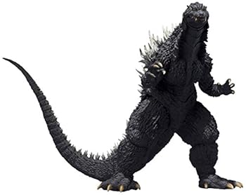 【中古】S.H.MonsterArts ゴジラ×メカゴジラ ゴジラ 2002 約155mm PVC&ABS製 塗装済み可動フィギュア画像