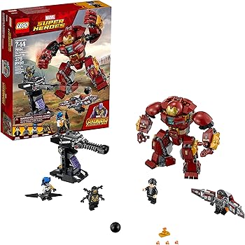 【中古】LEGO Super Heroes The Hulkbuster smash-up 76104構築物一揃いの道具 375 piece