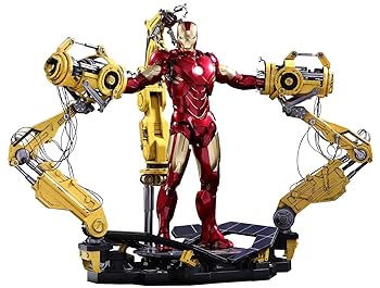 【中古】【ムービー・マスターピース ＤＩＥＣＡＳＴ】アイアンマン２１／６スケールフィギュア アイアンマン・マーク４ パワードスーツ装着機