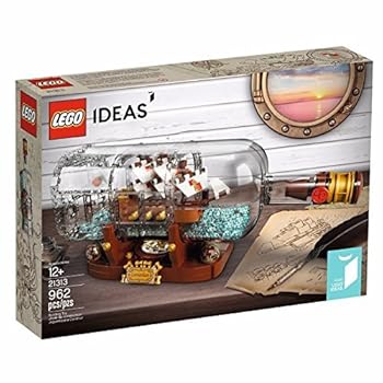 【中古】レゴ LEGO アイデア ボトルシップ Ship in a Bottle 21313 [並行輸入品] ブロック-セット-おもちゃ
