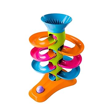 【中古】ファットブレインFat Brain Toys 赤ちゃんおもちゃ ロールアゲイン タワー 幼児知育玩具 【正規品】