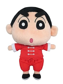 【中古】三英貿易 クレヨンしんちゃん SN26変身しんちゃんSカンフーVer. ぬいぐるみ 高さ19cm画像