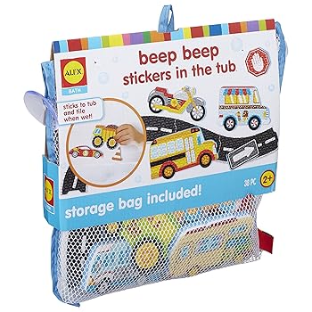 【中古】Alex Bath ビープ音ステッカー バスタブ お風呂 おもちゃ キッズ お風呂 アクティビティ