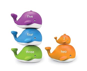 【中古】【39shop】Learning★Resources Snap-n-Learn スタッキングクジラ 教育玩具(非常に良い)｜アトリエ絵利奈
