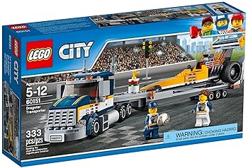 【中古】レゴ LEGO シティ 超弾丸道路スピード競技鉄道車両とトレーラ 60151