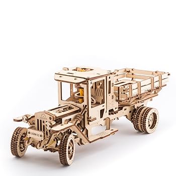 【中古】Ugears ユーギアーズ 貨物自動車ＵＧＭ-11；70015 木の手あそび 3D立体 謎合わせ