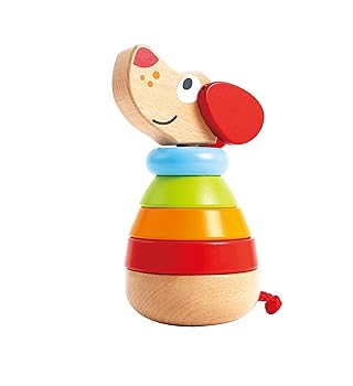 【中古】Hapeハペ こいぬのペペのスタッカー E0448A