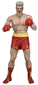 【中古】NECA Rocky IV Ivan Drago Red Trunks Version Series 2 7-Inch Action Figure