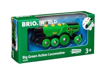 【中古】BRIO ビッググリーンアクション機関車 33593