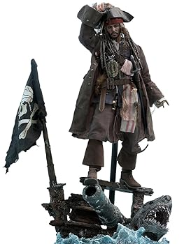 【中古】【ムービー・マスターピース DX】パイレーツ・オブ・カリビアン/最後の海賊1/6スケールフィギュア ジャック・スパロウ画像