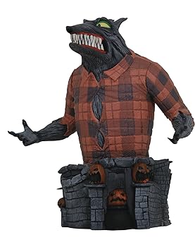 【中古】Diamond Select Toys The Nightmare Beforeクリスマス: The Wolfman樹脂図バスト