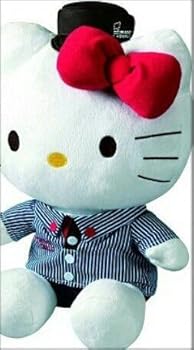 【中古】ミスタードーナツ 【 スクラッチくじ 】　1等　ハローキティ ぬいぐるみ 　サイズ：約32cm×22cm　当選品