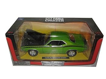 【中古】[プリマス]Plymouth 1970 Cuda Green with Black 1/24 by New Ray 71875 [並行輸入品]
