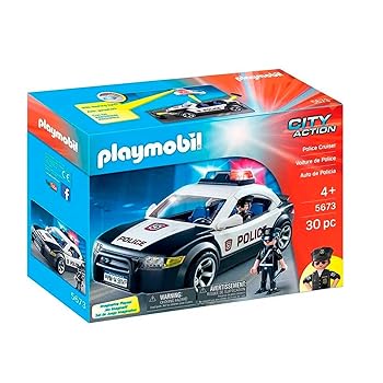 【中古】PLAYMOBIL Police Cruiser Playset