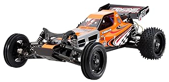 【中古】タミヤ 男女子両用 1/10 電動RCカーシリーズ No.628 レーシング ファイター DT-03シャーシ オフロード 58628