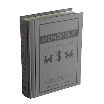 【中古】Monopoly Linen Book Vintage Edition Board Game