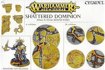 【中古】WARHAMMER AOS： SHATTERED DOMINION： 65 ＆ 40MM ROUND