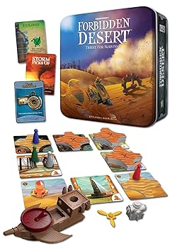 【中古】Gamewright 【禁断の砂漠】Forbidden Desert　缶箱入り
