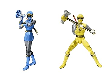 【中古】Bluefin Distribution Toys S.H.フィギュアーツ 忍風戦隊ハリケンジャー ハリケンブルー ハリケンイエロー画像