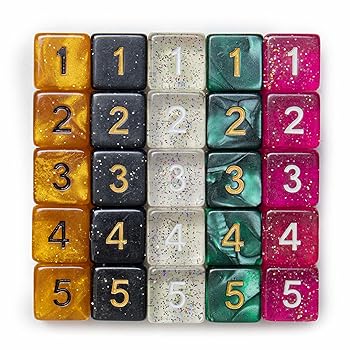 【中古】25 Pack of Random D6 Polyhedral Dice in Multiple Colors By Wiz Dice 10,348円